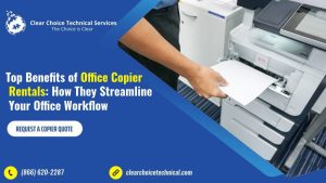 Read more about the article Top Benefits of Office Copier Rentals: How They Streamline Your Office Workflow